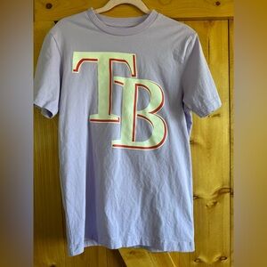 Tampa Bay Lavender Tee with Logo